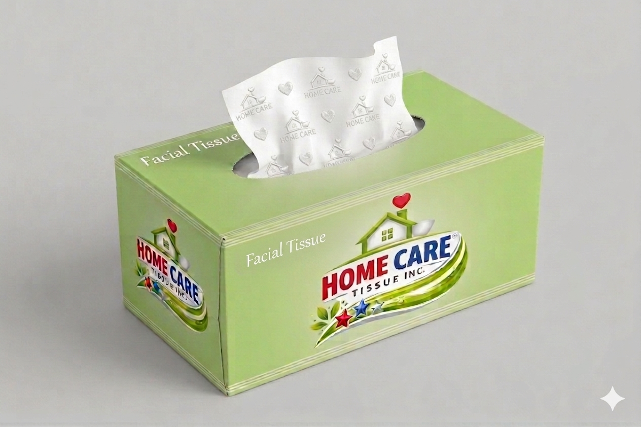 Home Care Facial Tissue box